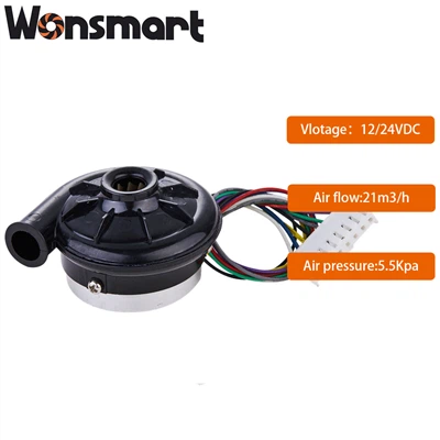 Peniup Udara 12V/24VDC Dengan Galas Bebola NMB Untuk Jangka Hayat Dilanjutkan